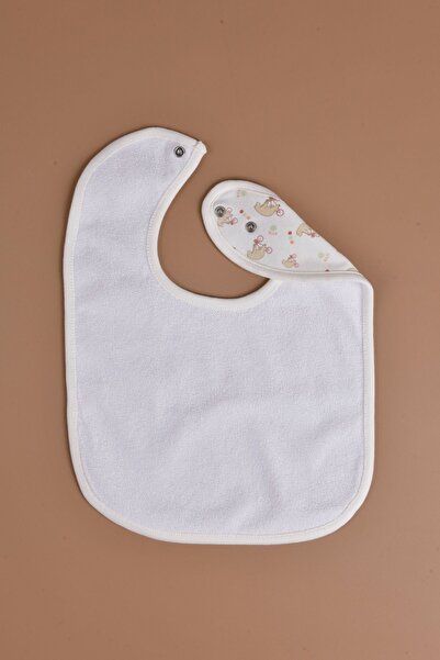 e&f Store Sıvı Geçirmez  Mama Önlüğü - Ayıcık Desenli