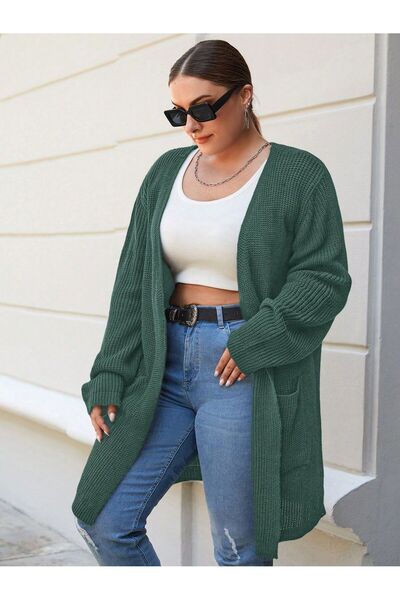 ATEMODAA Large Size Atemoda Cardigan with Pockets