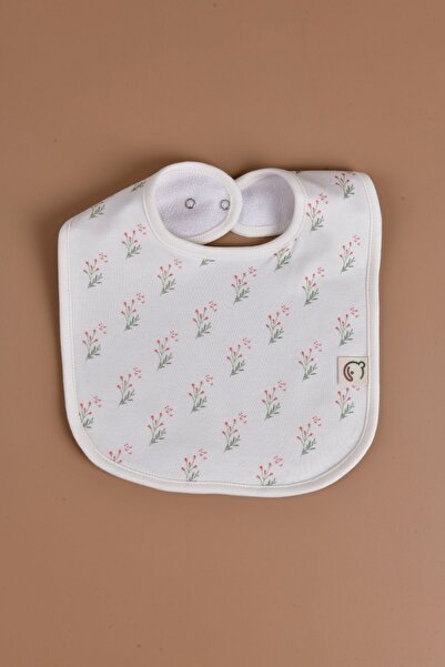 e&f Store Sıvı Geçirmez  Mama Önlüğü - Çiçek Buketi