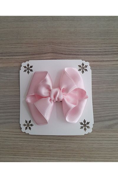 Accessories مشبك أطفال من الساتان بدون شعر مفرد