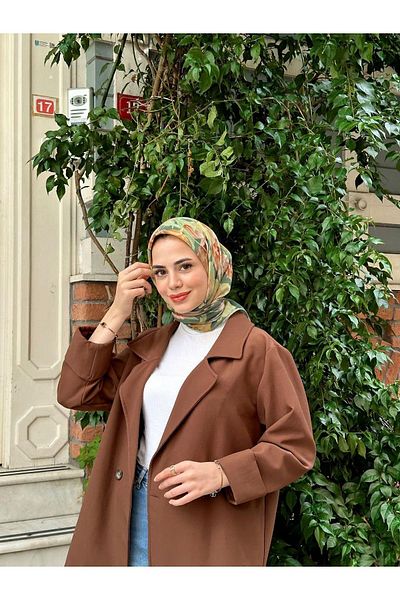 İpekhan Λεπτό βαμβακερό κασκόλ Pera Pattern