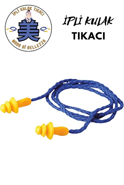 Modo Di Bellezza 70cm Boyun İpli Su Geçirmez Kulak Tıpası Silikon Sünger Tıpa...