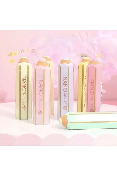 SANRIO Gumă de șters Kawaii Nano Pen Tonuri pastelate (1 buc)
