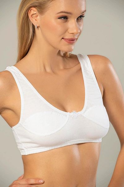 Erdem Sutien de corp pentru femei din bumbac pieptănat 2475 - 3 buc
