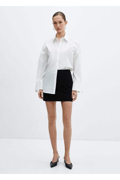 MANGO Woman Fitted Skirt