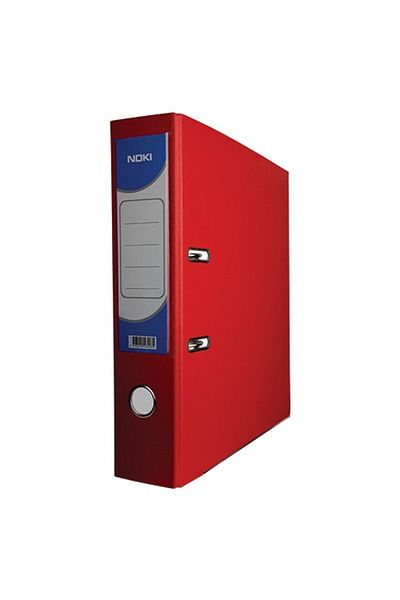 Noki Plastic Folder Wide 25 Pack Color - Red