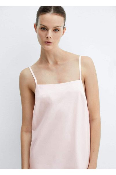 MANGO Woman Nachthemd aus 100 % Baumwolle