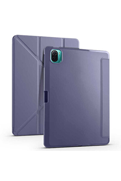 AQUA AKSESUAR Xiaomi Mi Pad 5 Uyumlu Kalem Bölmeli Katlanabilir Kılıf