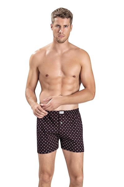 Jiber Ανδρικά εμπριμέ μικτά χρώματα Boxer 130 - 6 Τεμάχια