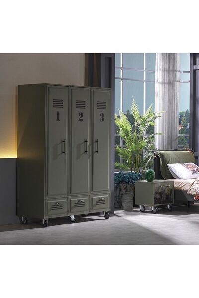 Tutku Yatak Tesla Gardrop Yeşil