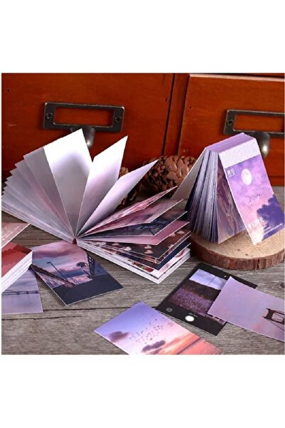 SF SCRAPBOOK KIRTASİYE Scrapbook Vintage Defter Sticker Kitapçığı 50 Yaprak A...