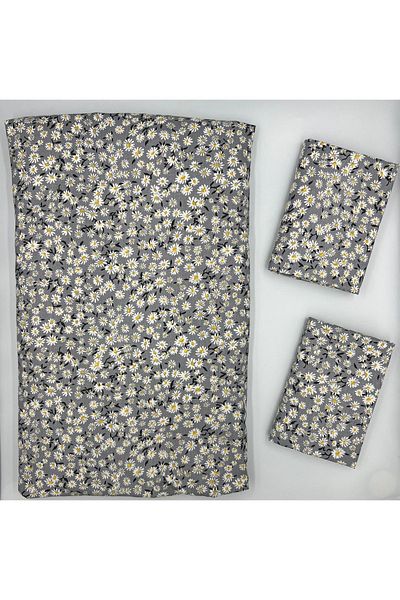 pınarhome collectıon ملاءة مطاطية من القماش القطني 100% + غطاء وسادة عمق الزاوية 28-30 سم من القماش الناعم للموسم الجديد