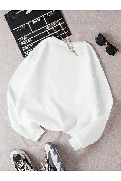 Mad&Calf Γυναικείο φούτερ Dirty Martini με στάμπα Oversize Fleece