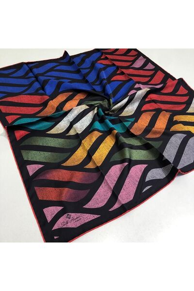 SİLKHOMEE Eșarfă cu model din poliester Twill 30041-01