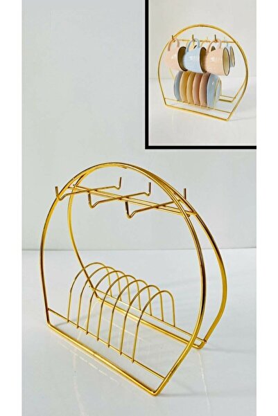 AY TİCARET Umeraș pentru pahare din metal auriu