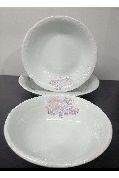 Porland Porselen Müge 18 Parça 6 Kişilik Yemek Takımı ( Servis Tabağı Yoktur)