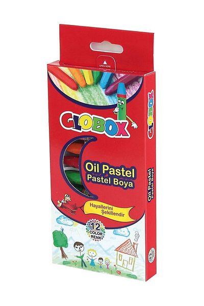 Globox 12 Colors Crayon 6884