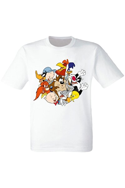 YUNAYT Looney Tunes Printed Kids T-Shirt