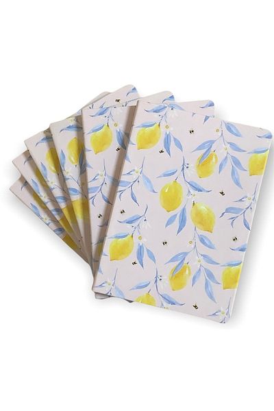 blume Caiet de oportunitati cu linii cu copertă flexibilă - Acar Lemon Thermo, 14,3*20,5 cm, 256 pagini