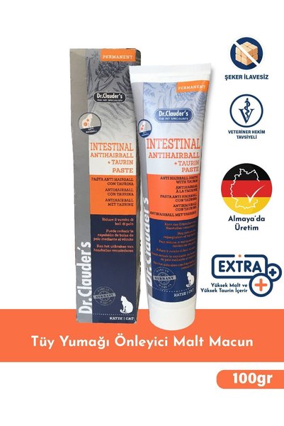Genel Markalar Dr.clauder's Intestinal Anti Hairball Tüy Yumağı Kontrol Kedi ...