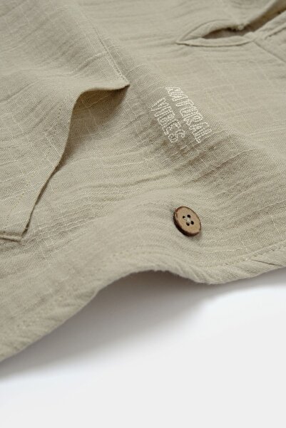 BabyCosy Βιολογική πετσέτα θαλάσσης με κουκούλα μουσελίνας