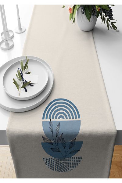 Bertille Home Seria 140x40 Cm Imprimat Digital Runner Minimalist