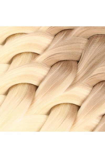 arzuperuk peruk ve saç atölyesi Ombreli Synthetic Hair for African Braid and Rasta - Ashy Honey Foam / Platinum