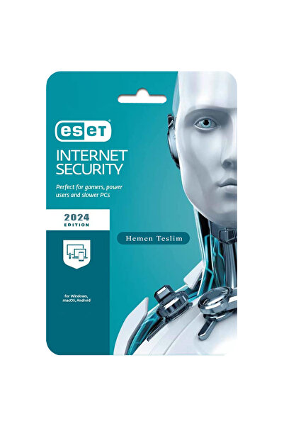 ESET İnternet Security 1 Cihaz 1 Yıl Hemen Teslim 2024