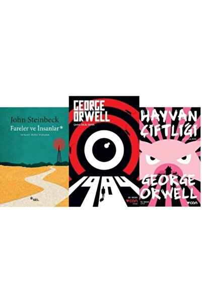 Can Yayınları Fareler Ve Insanlar - Hayvan Çiftliği - 1984 (yaşam Boyu Okunac...