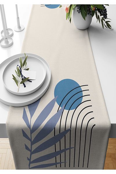 Bertille Home Seria 140x40 Cm Imprimat Digital Runner Minimalist