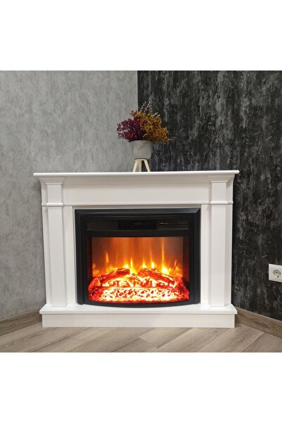 DLC GROUP Köşe Üçgen Elektrikli Şömine 1800w