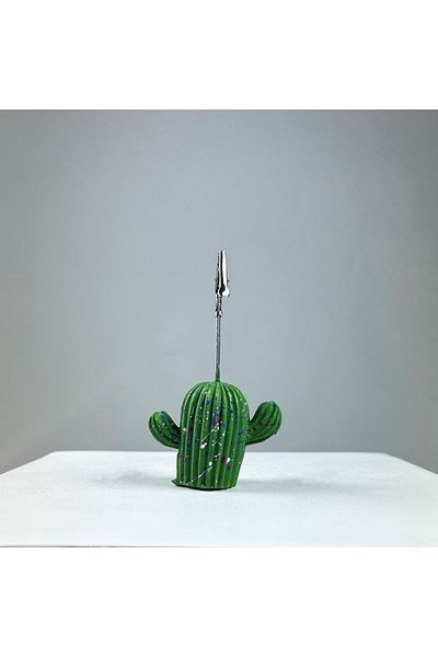 oasis decoration Green Cactus Splash Note Holder