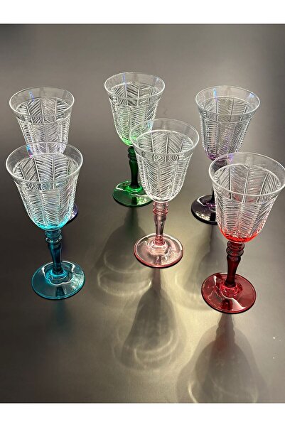 dekorasyon garajı Kristal Kesme Kadeh 6 Lı