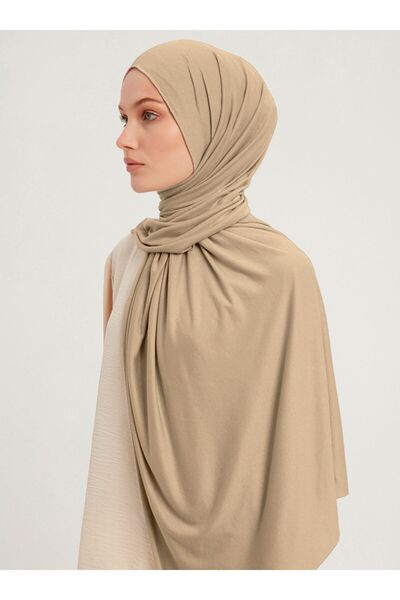 Şaless 70x180cm Lycra Viscose Combed Shawl - Dark Stone