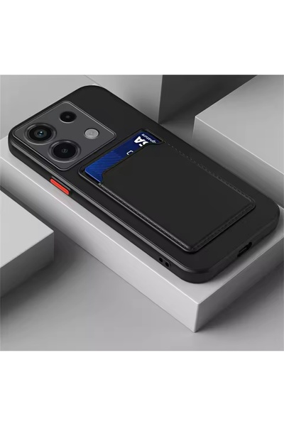 Rivor Redmi Note 13 Pro 4G&Poco M6 Pro 4G Uyumlu Kılıf Korumalı Kartlıklı Cüz...