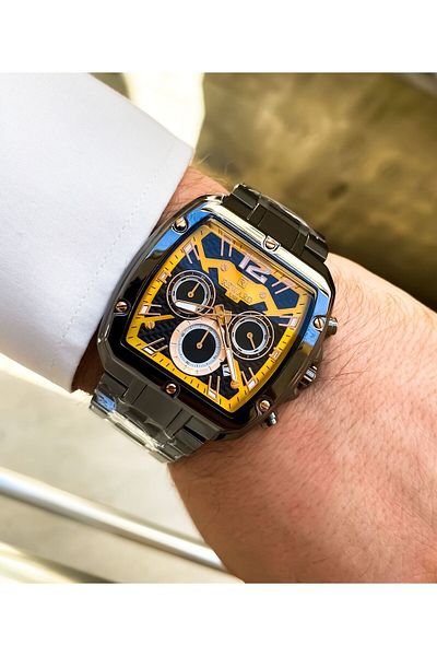 Reward Steel Men's wrist watch waterproof