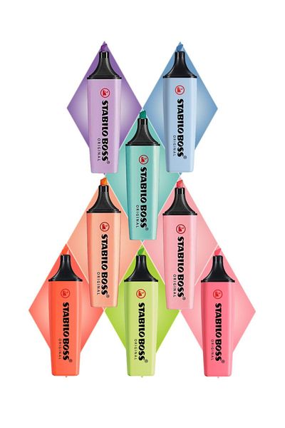 Stabilo New Set of 8 with Pastel Colors Version11