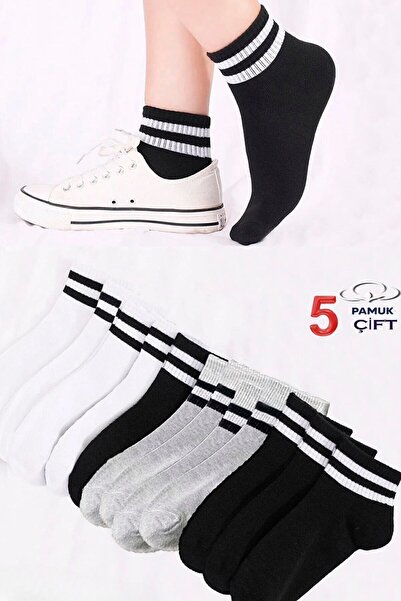 Limon Socks جوارب قطنية عالية الجودة للنساء والأطفال (5 أزواج) جوارب قصيرة من...