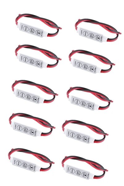 Unichrome 10 Adet Hafızalı Çok Fonksiyonlu Şerit Led Dimmer Kontrol Devresi M...