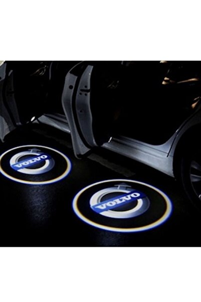 Unichrome Volvo Logolu Kapı Altı Loga Lamba Pilli Sensörlü Kolay Montaj