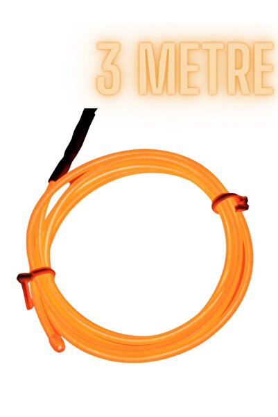 Unichrome Araç Içi Aydınlatma Ip Şerit Torpido Led Ip Neon Dekoratif Turuncu ...