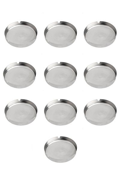 Porsima Etn Ashtray - Ανοξείδωτο ατσάλι 10 τεμαχίων Τασάκι - Σετ τασάκι