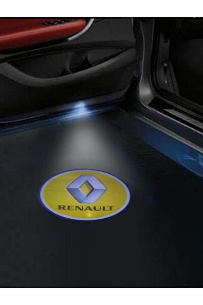 Unichrome Renault Logolu Kapı Altı Loga Lamba Pilli Sensörlü Kolay Motaj