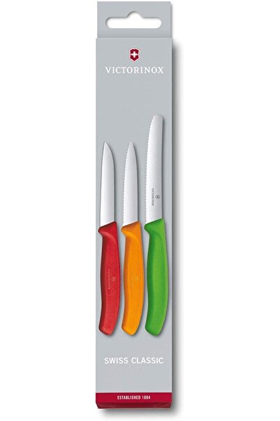 Victorinox Paslanmaz Çelik Swiss Classic 3lü Bıçak Seti 6.7116.32 (ÖZEL KUTUL...