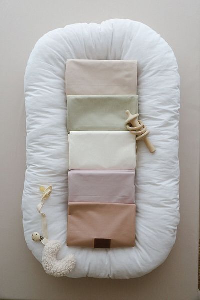 DERY BABY Latte 85*55 Babynest Cover - Duvet Cover Only