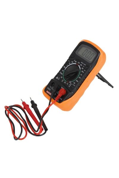 WOZLO Xl830l Dijital Multimetre Ölçü Aleti Volt Amper Ölçer Pil Kablo Unichrome