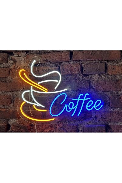 Neon Ledli Duvar Aydınlatması Coffee