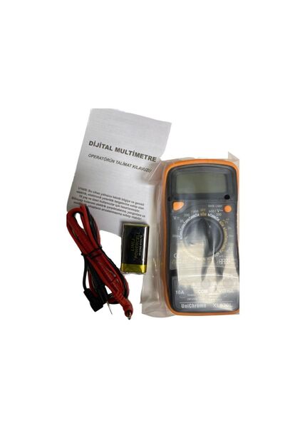 Unichrome Xl830l Dijital Multimetre Led Ekranlı Avometre Mini Ölçü Aleti 9v Pil Hediyeli Cep Multimetresi