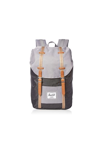 herschel Unisex Erwachsene Retreat – Mehrzweckrucksack, Schwarz/Grau/Kiefernrinde/Hellbraun, Classic