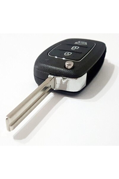 GMA KEYS Lux Accent Blue - I20 - I30 - Ix35 Sustalı Container de comandă 3 butoane cu logo cu șurub Cel mai bun din piață